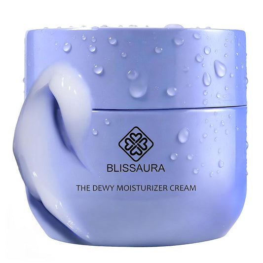 The Dewy Moisturizer Cream - Premium Anti-Aging Facial Dewy Skin Cream with Purple Rice & Hyaluronic Acid for Radiant, Hydrated Skin 50Ml/1.7 Fl Oz